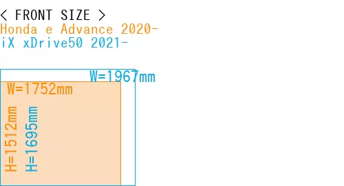 #Honda e Advance 2020- + iX xDrive50 2021-